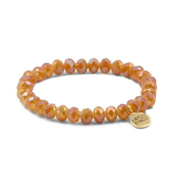 Kinsley Armelle Jewelry - Kinsley Armelle Halo Collection Sunburst Beaded Bracelet*Velvet Pouch